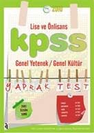 Kpss Lise Önlisans Genel Yetenek Genel Kültür Yaprak Test