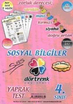 4. Sınıf Sosyal Bilgiler Yaprak Testler