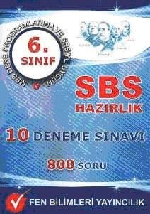 Sbs`ye Hazırlık 10 Deneme Sınavı (800 Soru)