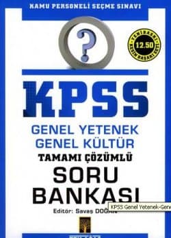 KPSS Genel Yetenek-Genel Kültür - Tamamı Çözümlü Soru Bankası