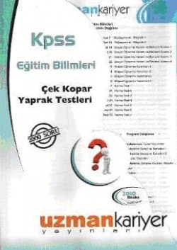 KPSS Eğitim Bilimleri Çek Kopart Testleri