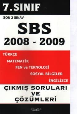 7. Sınıf SBS 2008-2009 Çıkmış Soruları ve Çözümleri