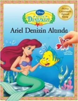 Ariel Denizin Altında Çıkartmalı Eğitsel Kitap