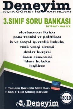 AÖF 3. Sınıf Soru Bankası (İktisat-Maliye)