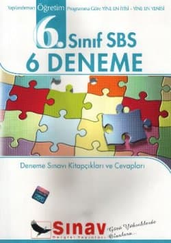 6. Sınıf SBS 6 Deneme
