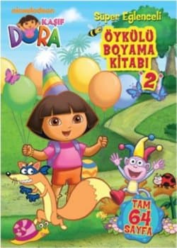 Kaşif Dora: Süper Eğlenceli Öykülü Boyama Kitabı-2