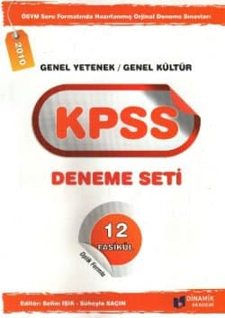 KPSS Genel Yetenek-Genel Kültür 12 Deneme Set