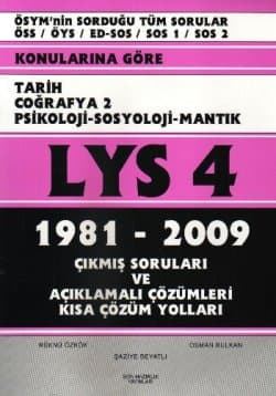 LYS-4 Çıkmış Soruları ve Çözümleri