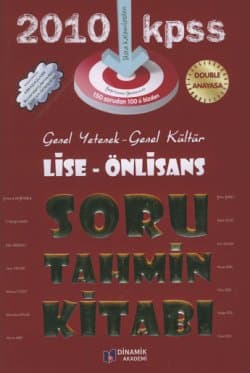 Genel Yetenek-Genel Kültür - Lise-Önlisans Soru Tahmin Kitabı