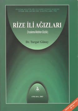 Rize İli Ağzıları