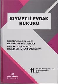 Kıymetli Evrak Hukuku