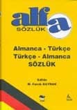 ALFA Sözlük Almanca - Türkçe Türkçe - Almanca