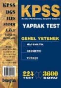 Deneyim KPSS Genel Yetenek Yaprak Test