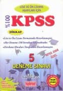% 100 KPSS 5 Deneme Sınavı - Lise ve Ön Linans