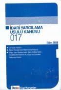 İdari Yargılama Usulü Kanunu / Cep-017