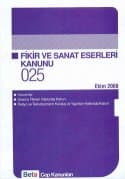 Fikir ve Sanat Eserleri Kanunu / Cep-025