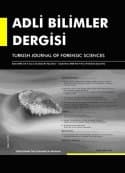 Adli Bilimler Dergisi - Cilt: 7 Sayı: 3 Eylül 2008