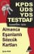 KPDS ÜDS YDS TESTDAF Almanca Eşanlamlı Sözcük Kartları