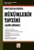 Medeni Yargılama Hukukunda Hükümlerin Tavzihi (Açıklanması)