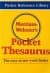 Merriam Webster`s Pocket Thesaurus