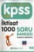 KPSS (A Grubu Kadrolar İçin) İktisat 1000 S.B. (Tamamı Çözümlü)