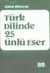 Türk Dilinde 25 Ünlü Eser